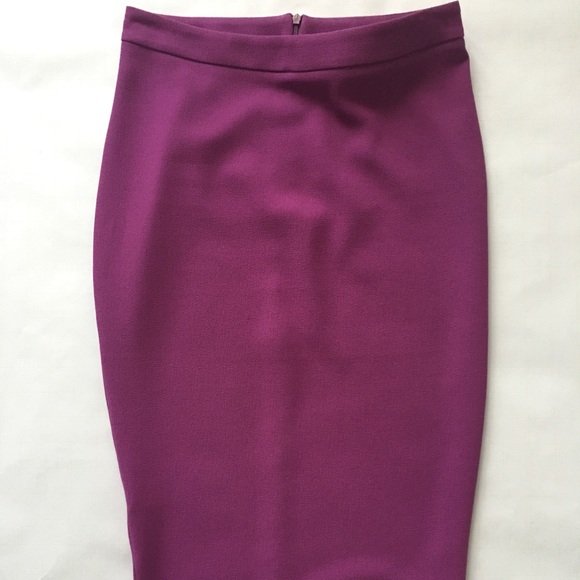 Adele Fado Queen Purple Pencil Skirt Sz 4 - Picture 3 of 7